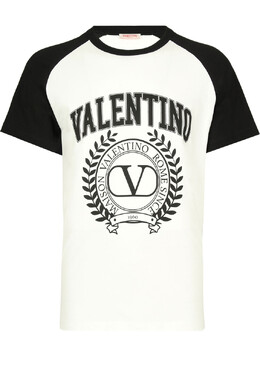 Valentino: Белая футболка 