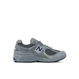 New Balance: Серые кеды  2002R