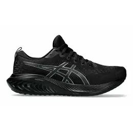 ASICS: Чёрные кроссовки 