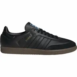 adidas: Чёрные кроссовки  Samba