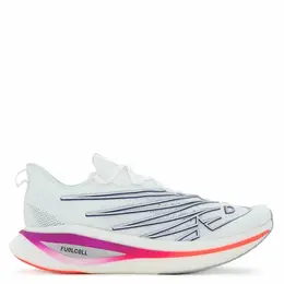 New Balance: Белые кроссовки 