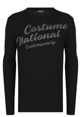Costume National: Трикотажный свитшот 