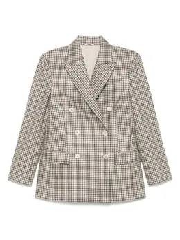 Brunello Cucinelli: Жакет в клетку 