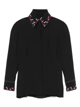 CHANEL Pre-Owned: Шёлковая блуза 