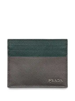 Prada: Двухцветный картхолдер 