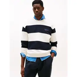 TOMMY HILFIGER: Синий свитшот 