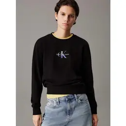 Calvin Klein Jeans: Чёрный свитшот 