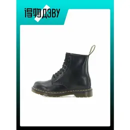 Dr. Martens: Чёрные ботинки  1460