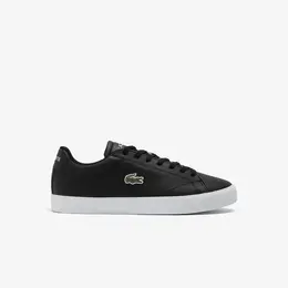 LACOSTE: Чёрные кеды 