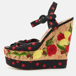 Dolce & Gabbana: Многоцветные сандалии 