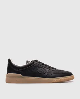 Valentino: Чорні кросівки 