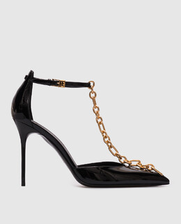 Balmain: Чорні туфлі 