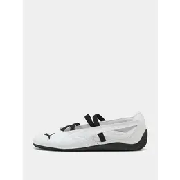 PUMA: Белые балетки  Speedcat