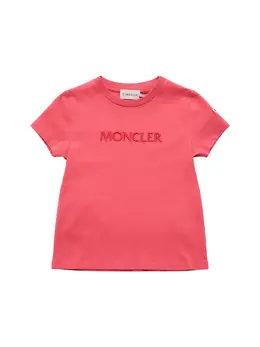 MONCLER: Хлопковая футболка 