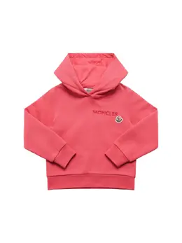 MONCLER: Хлопковая толстовка 