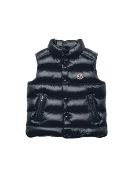 MONCLER: Синий жилет 