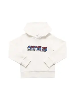 MONCLER: Хлопковая толстовка 