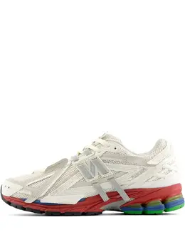 New Balance: Белые кроссовки 