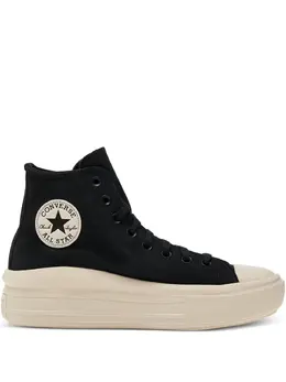 Converse: Чёрные кроссовки  Chuck Taylor All Star Move