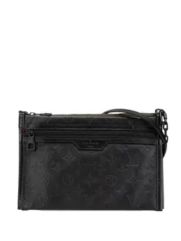 Louis Vuitton Pre-Owned: Чёрная сумка через плечо 