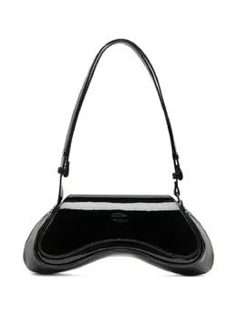 Diesel: Чёрная сумка через плечо 
