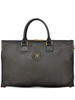 Fendi Pre-Owned: Чёрная спортивная сумка 