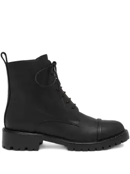Malone Souliers: Чёрные ботинки 