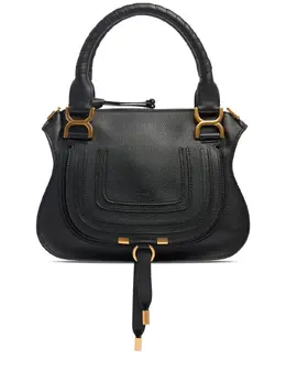 CHLOÉ: Чёрная сумка на руку  Marcie