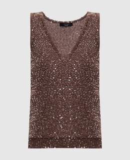 Max Mara Weekend: Коричневі топи 