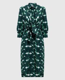 Max Mara: Зелёное платье 