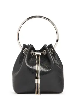 JIMMY CHOO: Серебристая сумка на руку  Bon Bon