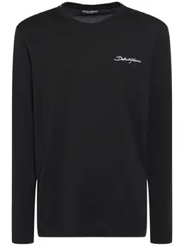 DOLCE & GABBANA: Чёрная футболка  T