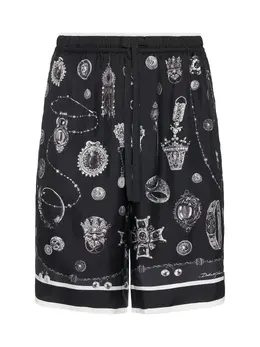 DOLCE & GABBANA: Шёлковые шорты 