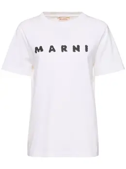 MARNI: Короткая футболка 