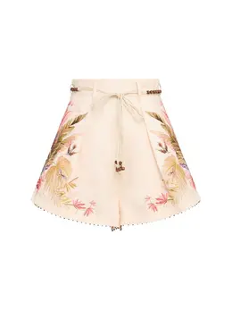 ZIMMERMANN: Льняные шорты 