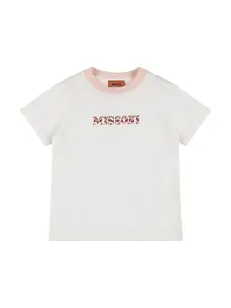 MISSONI: Хлопковая футболка 