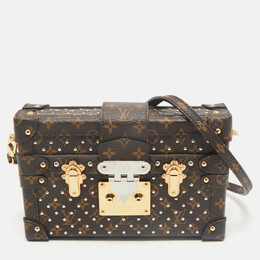 Louis Vuitton: Коричневая сумка 