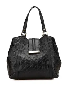 Gucci Pre-Owned: Чёрная сумка-шоппер 
