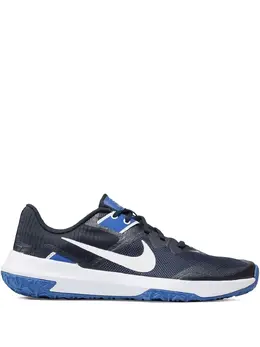Nike: Синие кроссовки 