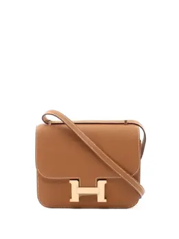 Hermès Pre-Owned: Коричневая сумка через плечо 