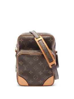Louis Vuitton Pre-Owned: Коричневая сумка через плечо 