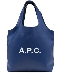 A.P.C.: Голубая сумка-шоппер  Ninon