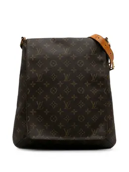 Louis Vuitton Pre-Owned: Коричневая сумка через плечо 