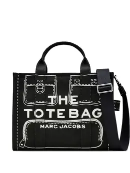Marc Jacobs: Чёрная сумка-шоппер  The