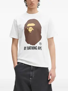 A BATHING APE®: Белая футболка 