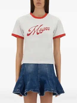 MSGM: Футболка с принтом 