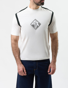 ARMANI EXCHANGE: Білі футболки 