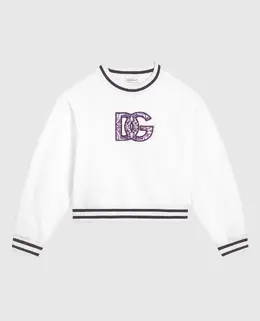 Dolce&Gabbana: Белый свитшот  DG