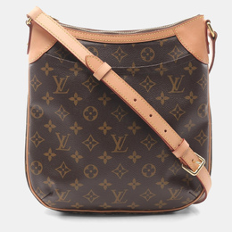 Louis Vuitton: Коричневая сумка через плечо 