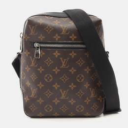 Louis Vuitton: Коричневая сумка через плечо 